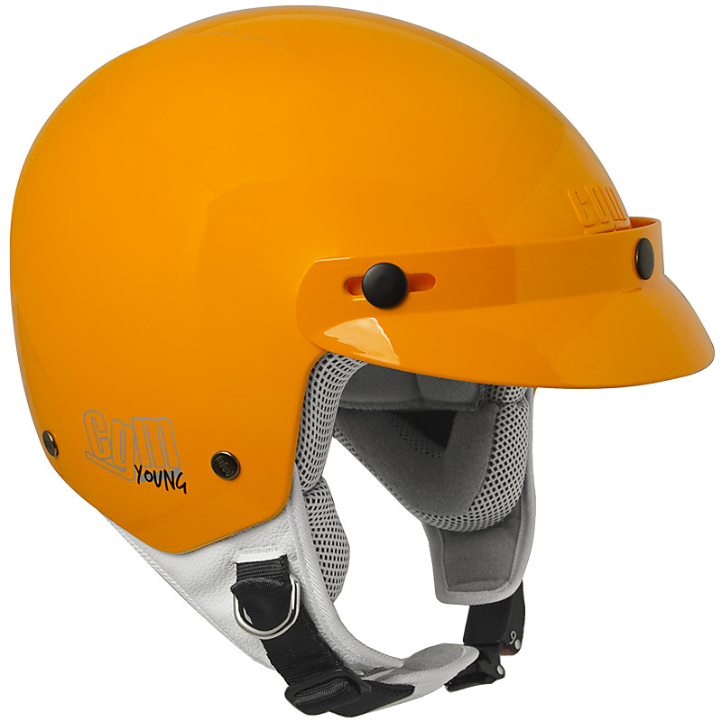 Casco Moto Jet Bambino CGM 204A Cuba Arancione
