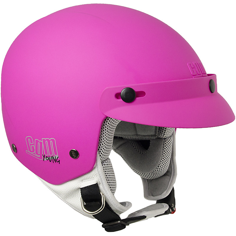 Casco Moto Jet Bambino CGM 204A Cuba Fucsia Opaco
