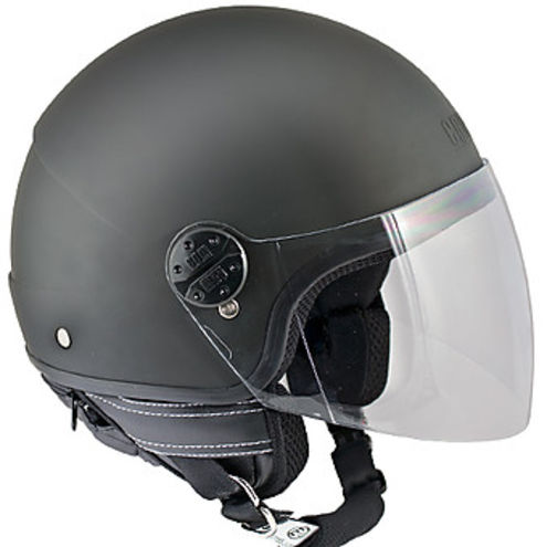 Casco Moto Jet CGM Modello 101A Nero Gommato
