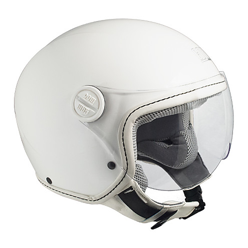 Casco Moto Jet Bambino Cgm 205A Kid HAVANA Bianco Con Visiera
