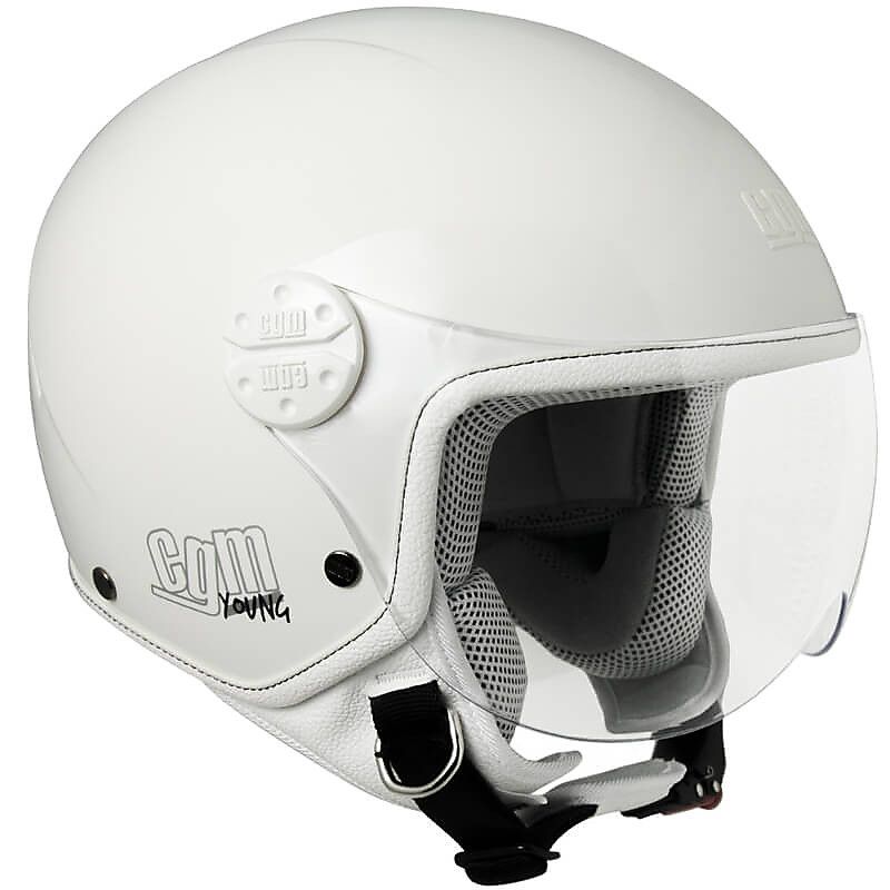 Casco Moto Jet Bambino CGM 205A Havana Bianco
