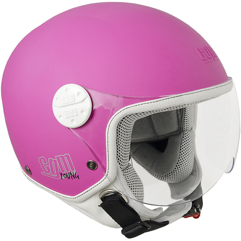 Casco Moto Jet Bambino CGM 205A Havana Fucsia Opaco
