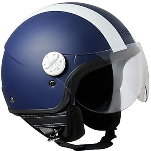 Casco Moto Jet CGM Modello 109G Miami Blu Gommato