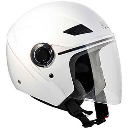 Casco Moto Jet CGM Modello 131A Caribe Bianco Metal