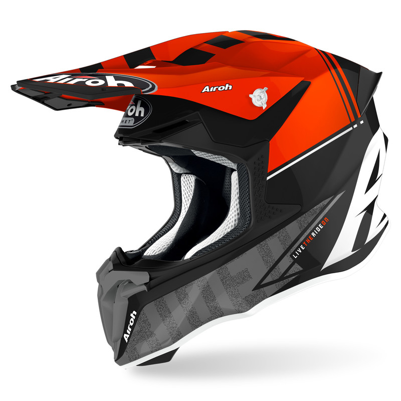 CASCO AIROH TWIST 2.0 TECH RED GLOSS 