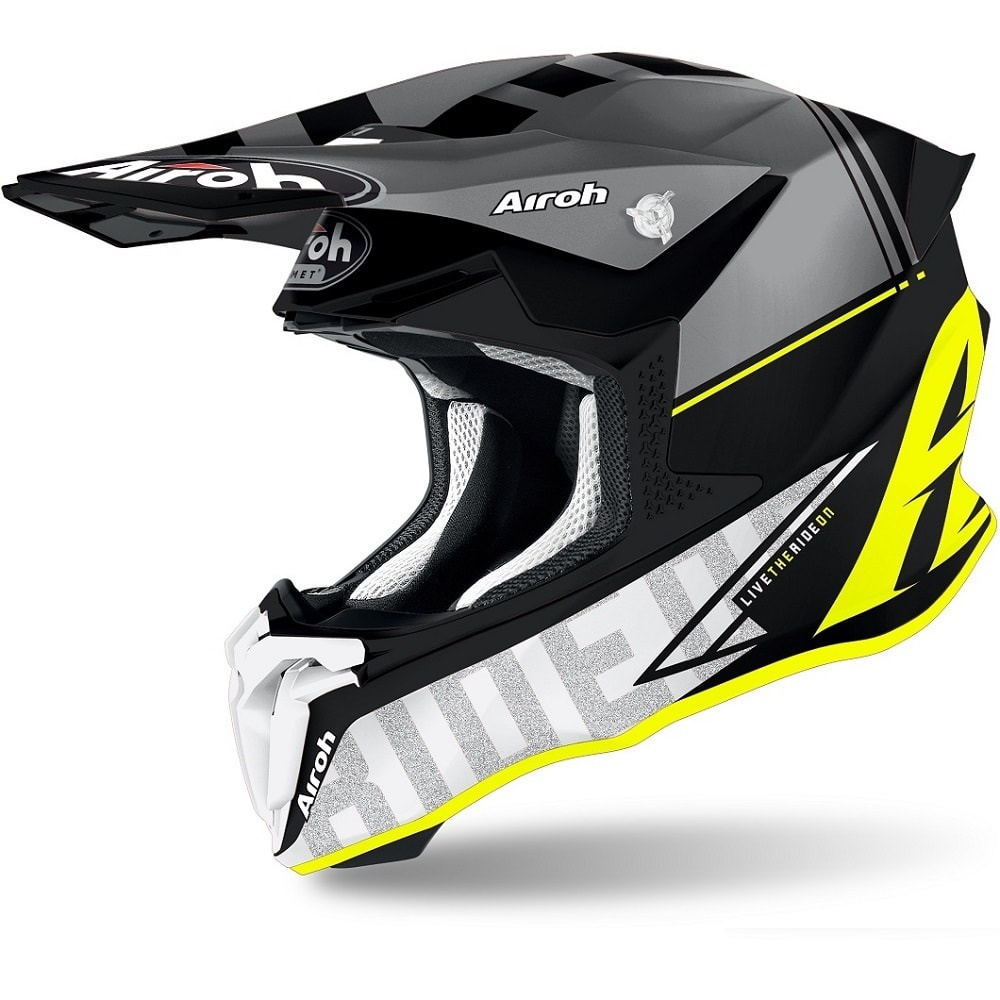 CASCO AIROH TWIST 2.0 TECH YELLOW MATT (TW2T31)