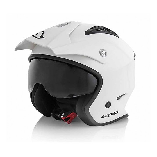 CASCO ACERBIS JET ARIA BIANCO 