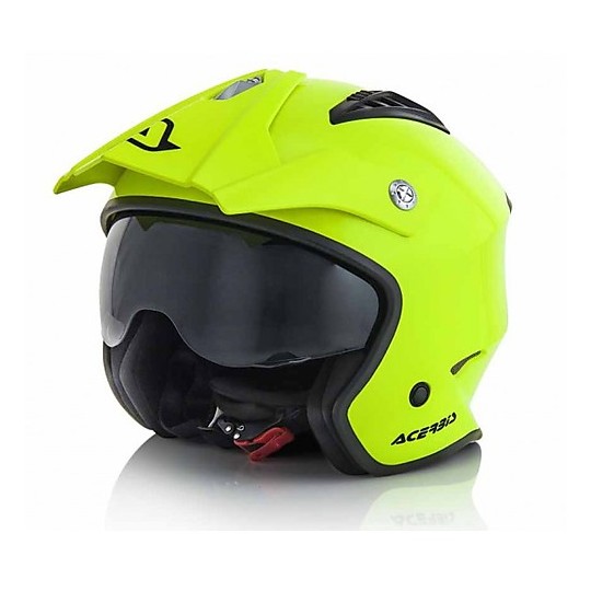 CASCO ACERBIS JET ARIA GIALLO 2