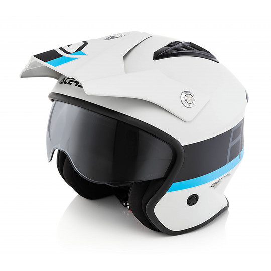 CASCO ACERBIS JET ARIA GRIGIO/NERO 