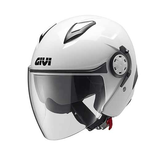 CASCO AIR JET 12.3 STRATOS C/VIS BIANCO LUCIDO 