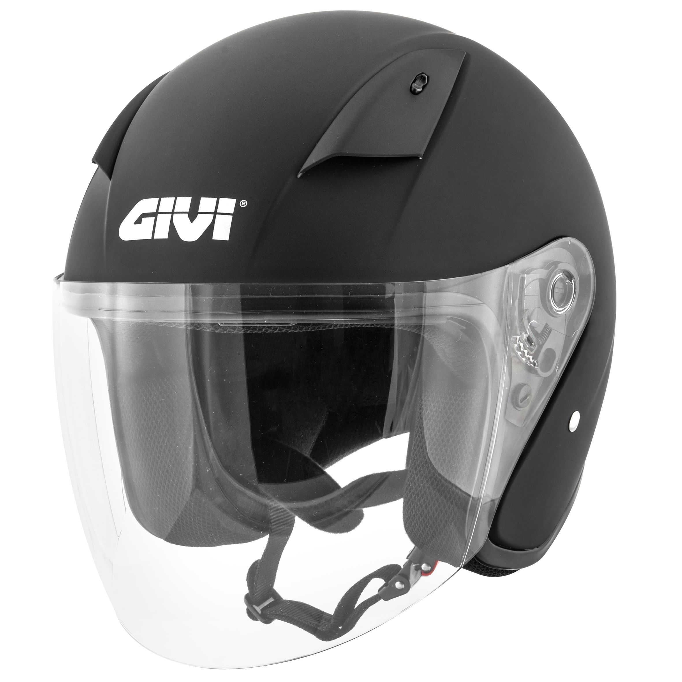 CASCO JET TWEET 30.3 MONOCOLORE NERO OPACO