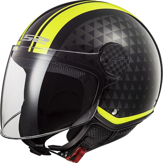 CASCO LS2 OF558 SPHERE LUX CRUSH HI VIS YELLOW