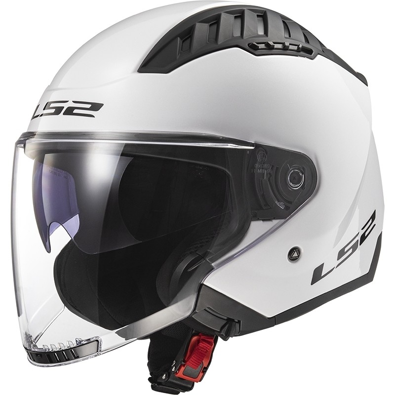 CASCO LS2 JET OF600 COPTER GLOSS WHITE 