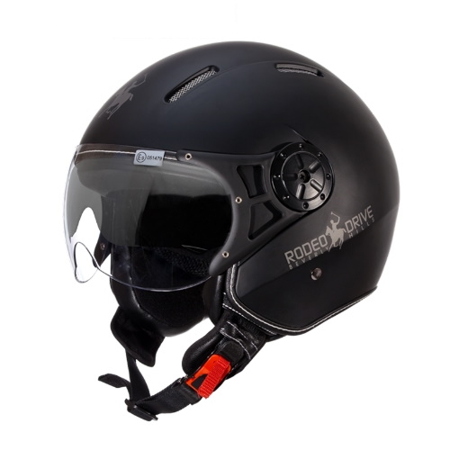 CASCO SCOTLAND JET RD107N SUN VISOR NERO OPACO