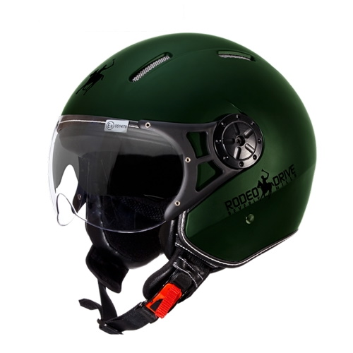 CASCO SCOTLAND JET RD107N SUN VISOR VERDE MILITARE