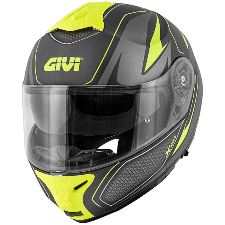 CASCO X21 SHIVER NERO/TIT/GIALLO