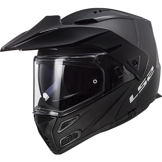 CASCO LS2 MODULARE METRO P/J NERO OPACO 