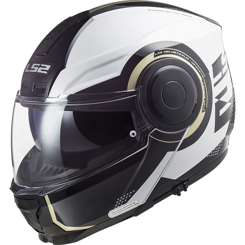 CASCO LS2 MODULARE FF902 SCOPE ARCH GLOSS WHITE TITANIUM